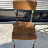 Chaises écolier style vintage