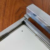 Antique rectangular tray in silver and mirror color