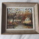 Tableau de jean hannedouche paysage  huile sur toile