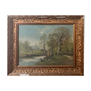 Huile sur toile de Lucien Henry