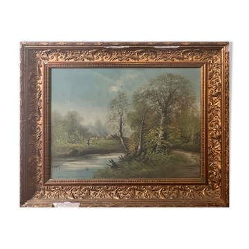 Huile sur toile de Lucien Henry