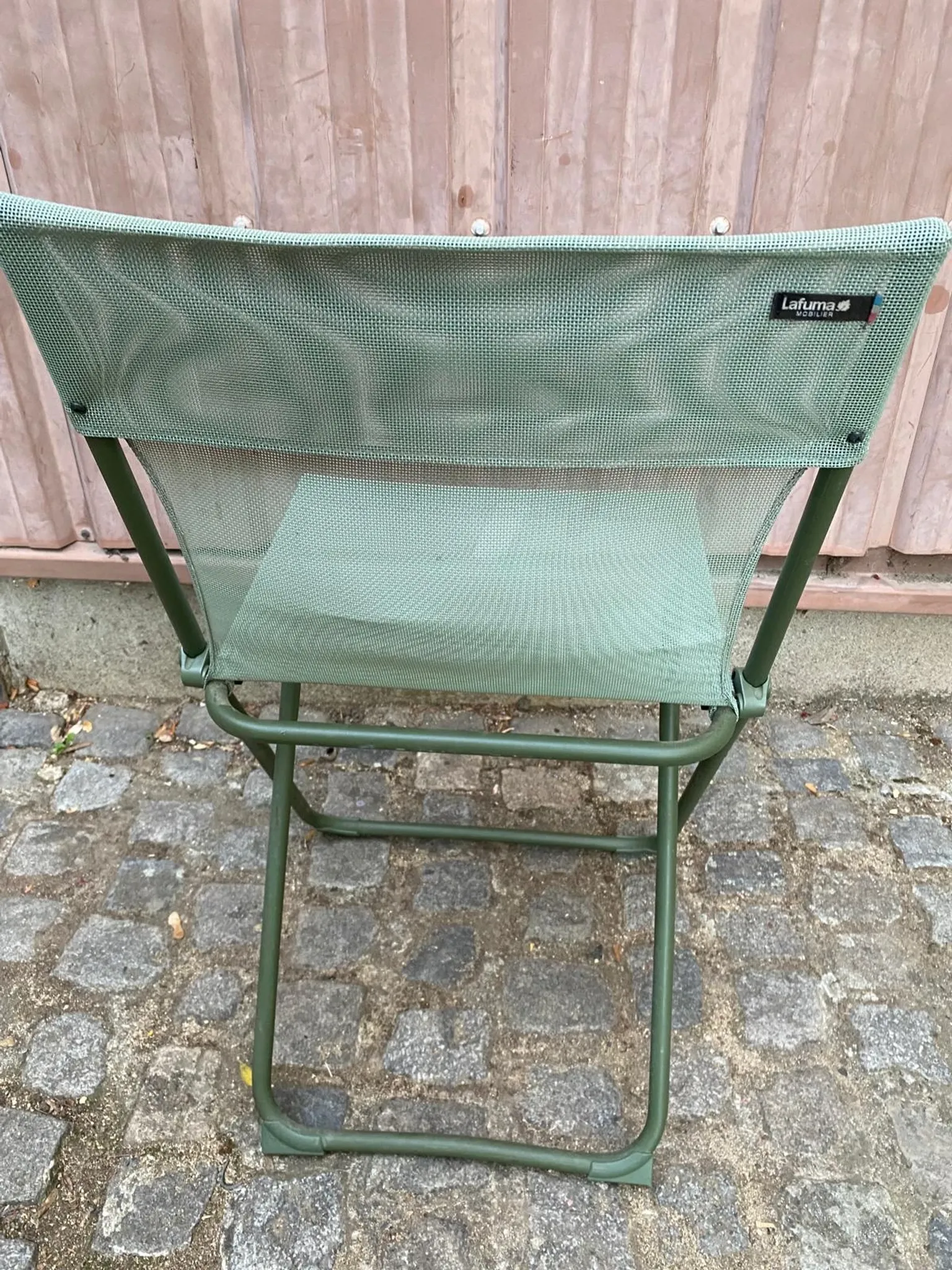 Chaise pliante de balcon LAFUMA Mobilier – Vert sauge