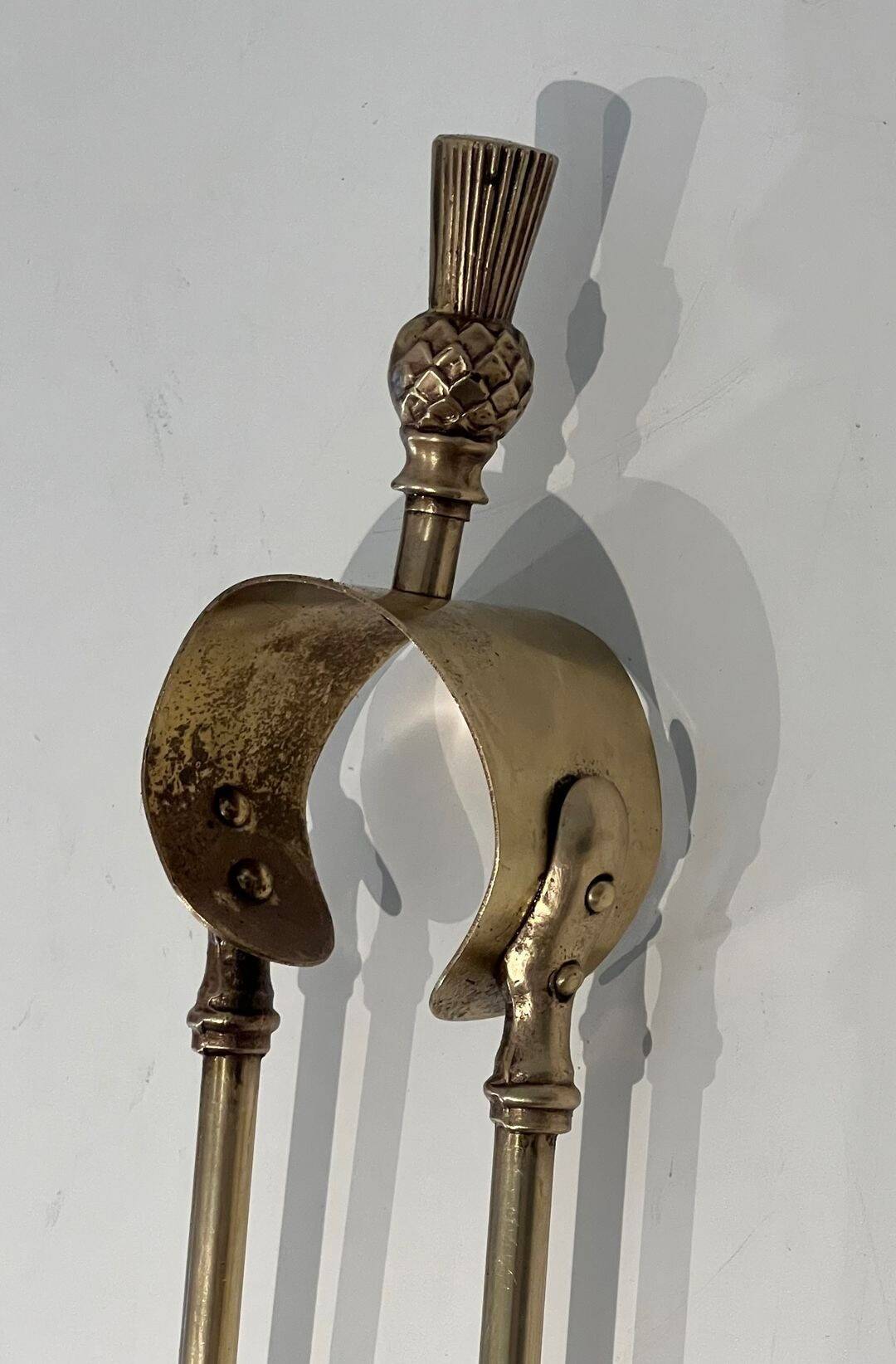 Neoclassical Brass Fire Necessity Model Pineapple, in the Go