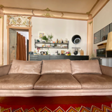 Zanotta Leather Design Sofa