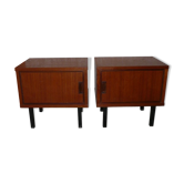 Pair of nightstands 60s