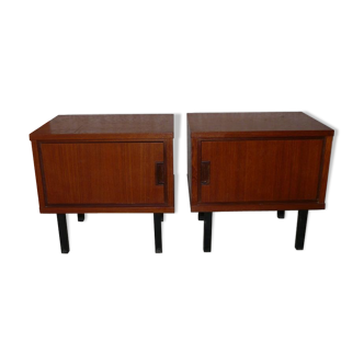 Pair of nightstands 60s
