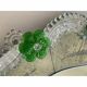 Venetian Murano Glass Oval Floral Wall Mirror – Hand-Carved Italian Art
