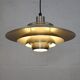 Silver Danish Jeka Metaltryk pendant Lamp - Model Dania 3020