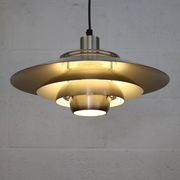 Silver Danish Jeka Metaltryk pendant Lamp - Model Dania 3020