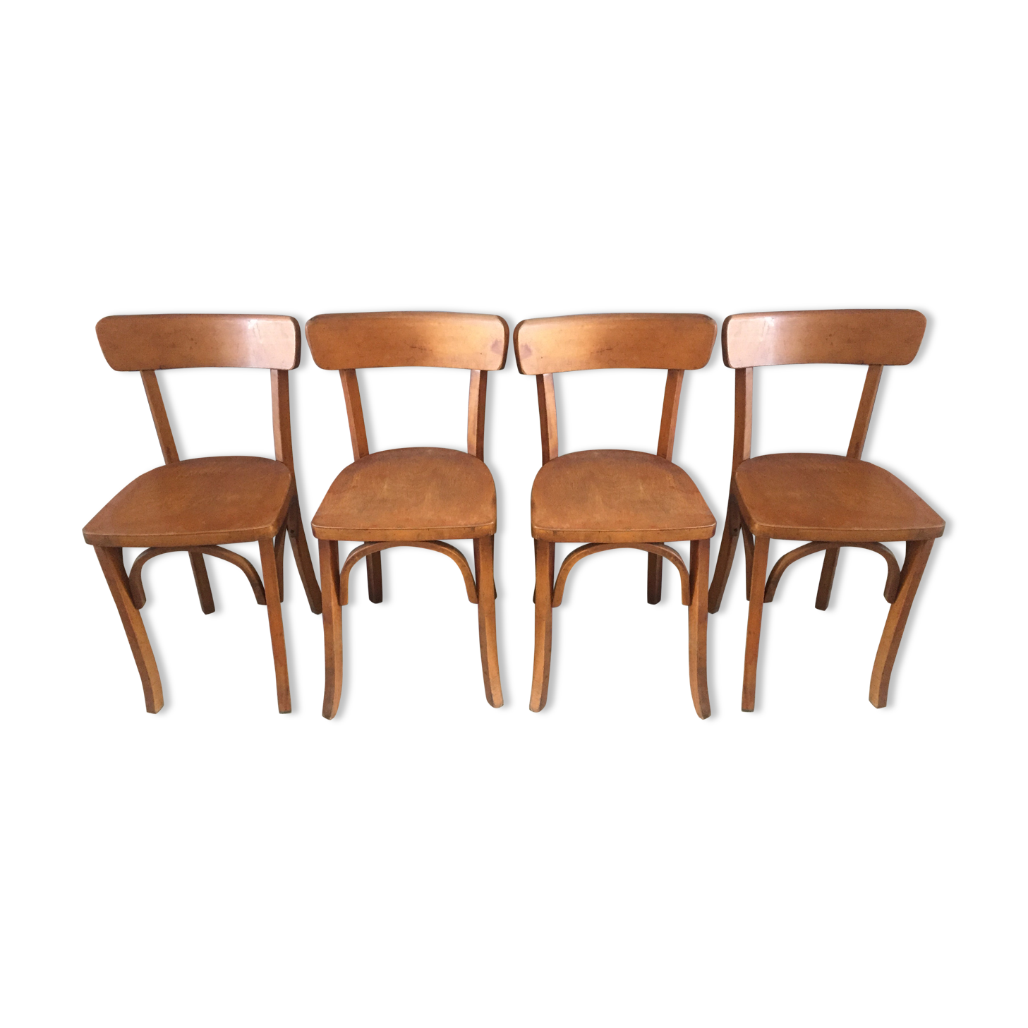 4 bistro chairs 1960