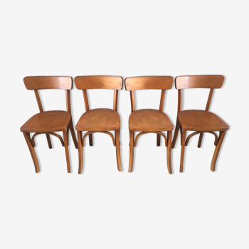 4 bistro chairs 1960