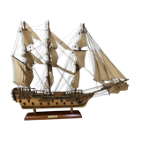 Wooden boat model