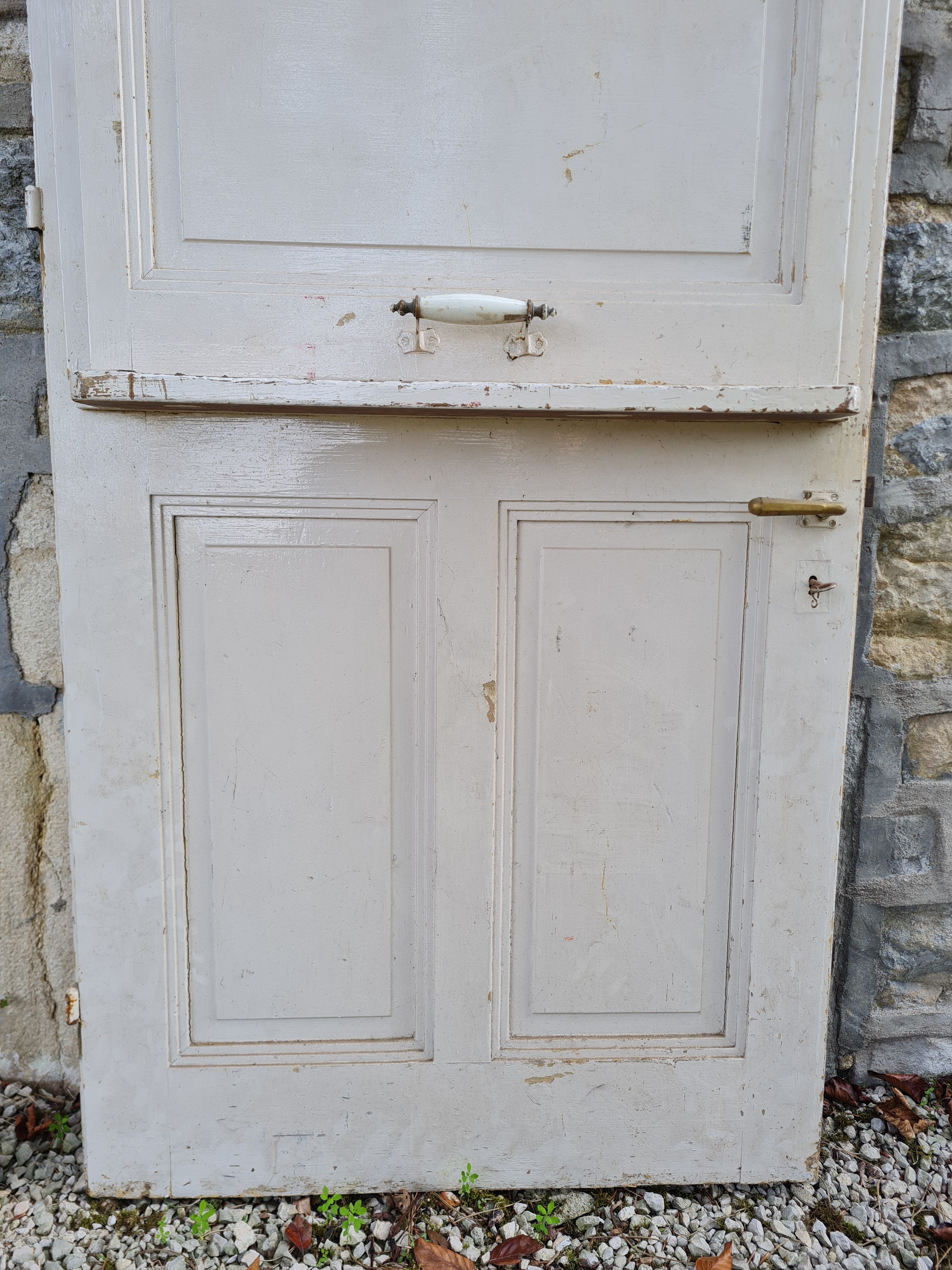 Old flat pass door