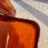 Ensemble de 4 accessoires de salle de bain Burnt Orange 1970s