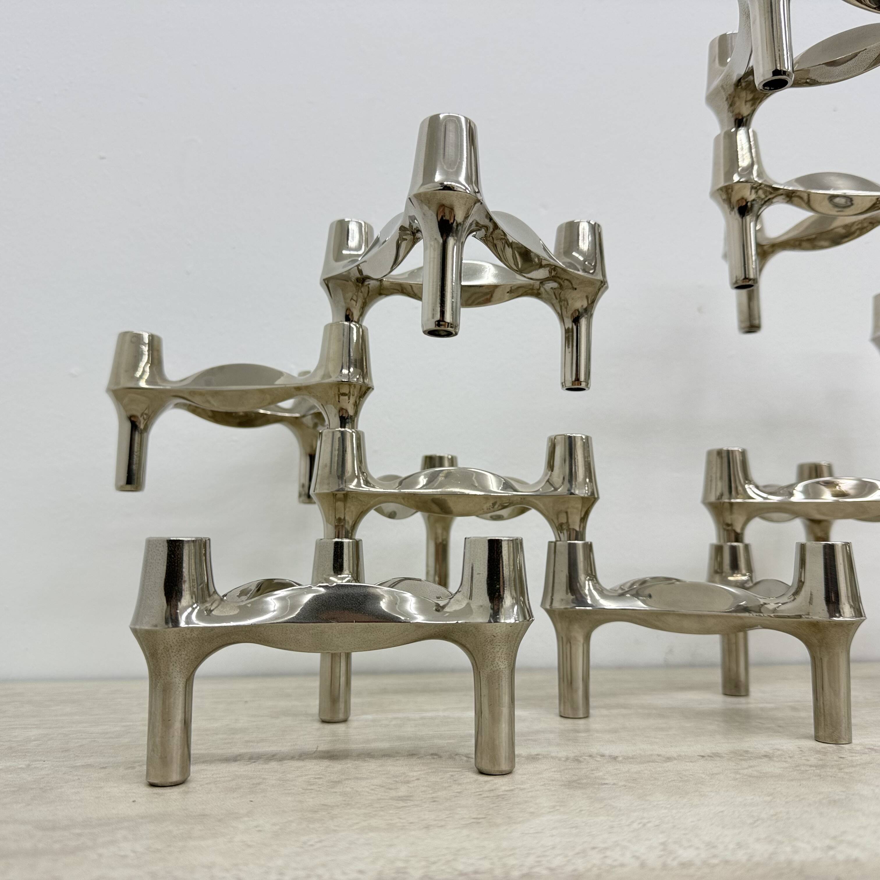 Large XL Candlestick by Fritz Nagel & Ceasar Stoffi and manufactured by BMF