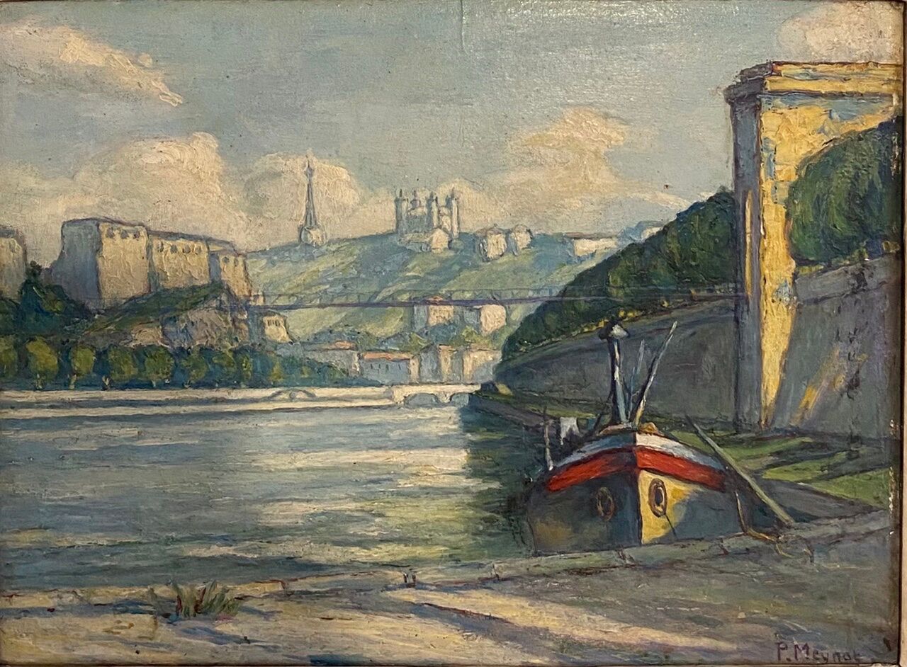 Old painting, signed marine, 50s/60s