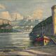Old painting, signed marine, 50s/60s