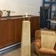 Large Decorative Fiberglass Floor Lamp 1980s