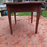 Table ovale 2 tiroirs