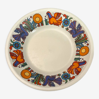 Acapulco service hollow plate signed Villeroy & Boch
