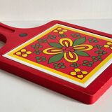 Vintage Red Plate Mat