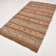 Faded Natural Orientel Kilim Rug, 146x252 Cm