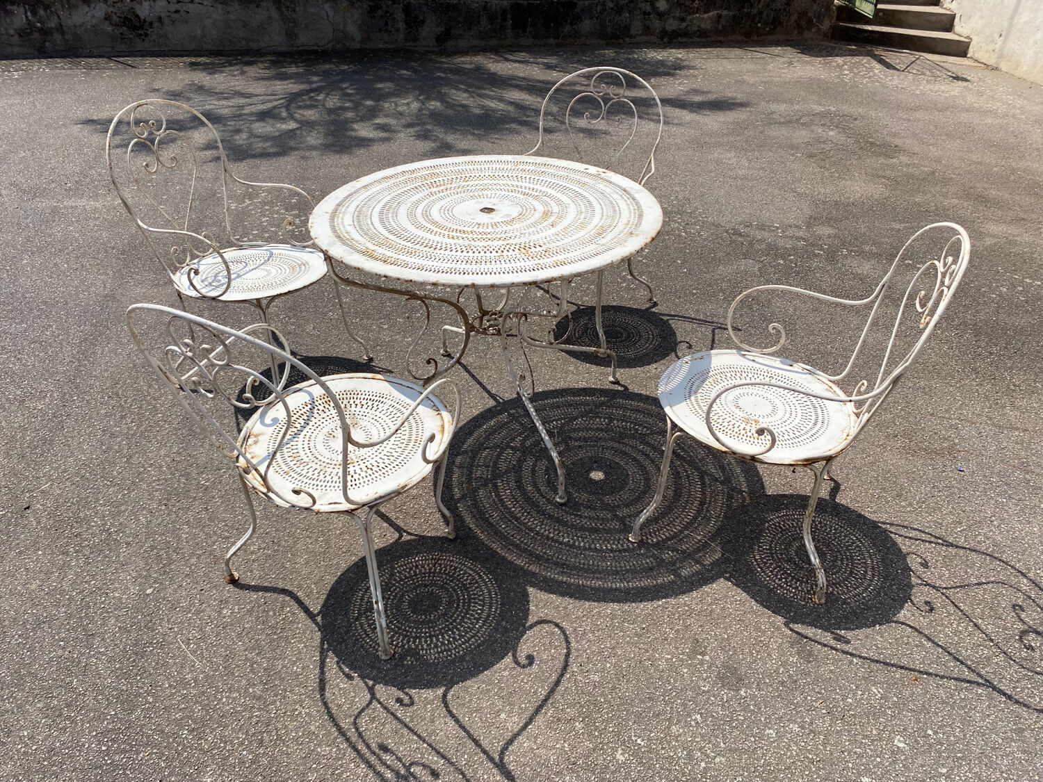 Metal garden furniture 5 pieces