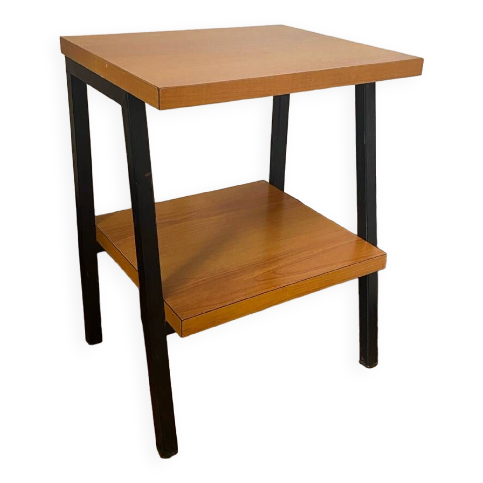 Industrial style metal bedside table