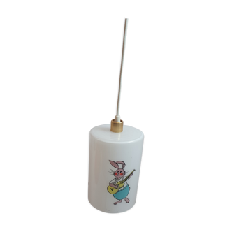 Suspension opaline de 1960