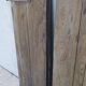 Pair of antique oak shutters