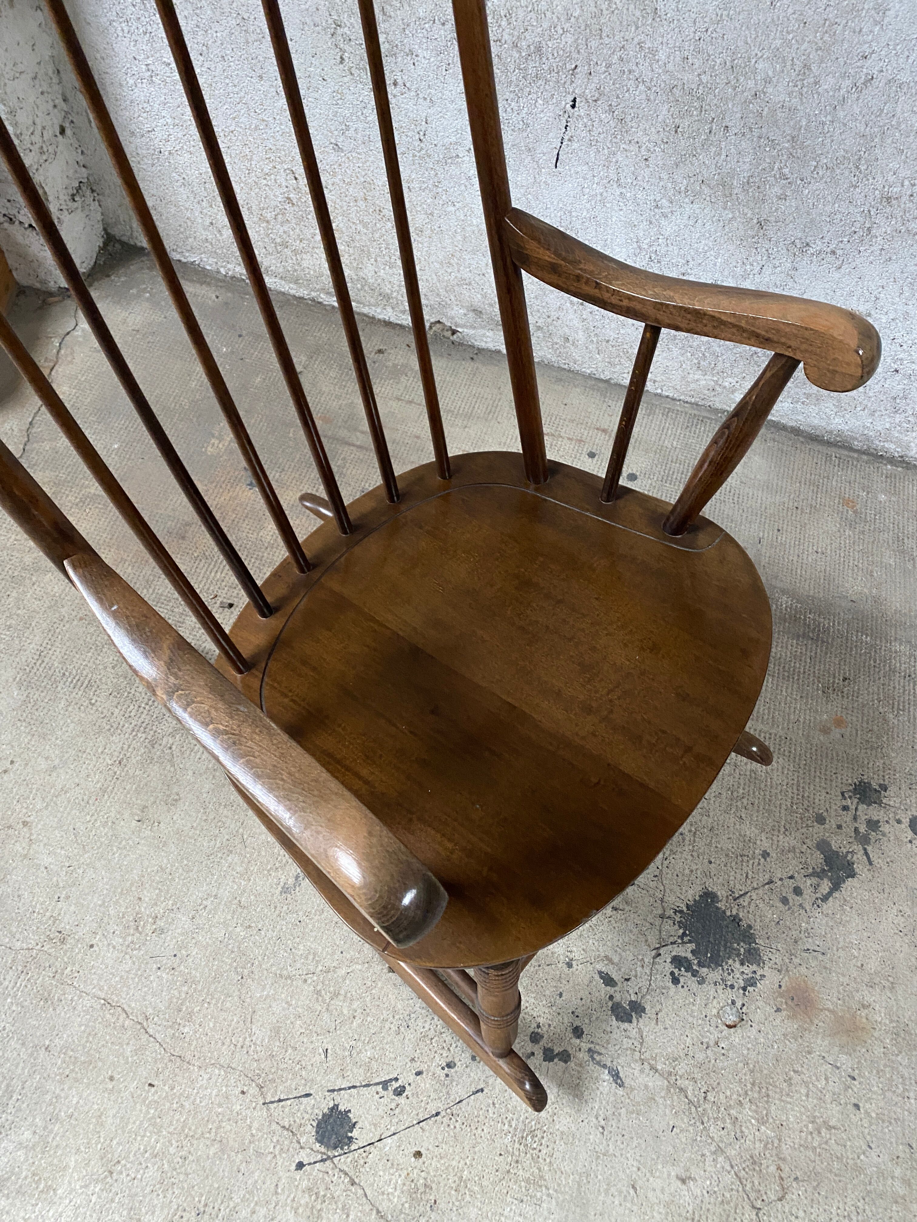Old rocking-chair of the 50s