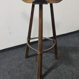 Quatre tabourets de bar espagnols vintage