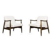 Paire de fauteuils GFM 87 Juliusz Kędziorek pour Gościcińskie Furniture Fabryki, 1960
