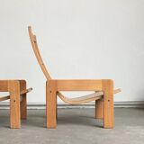 Vintage lounge chair set in Swedish beech by Yngve Ekström for Swedese, 1970s.