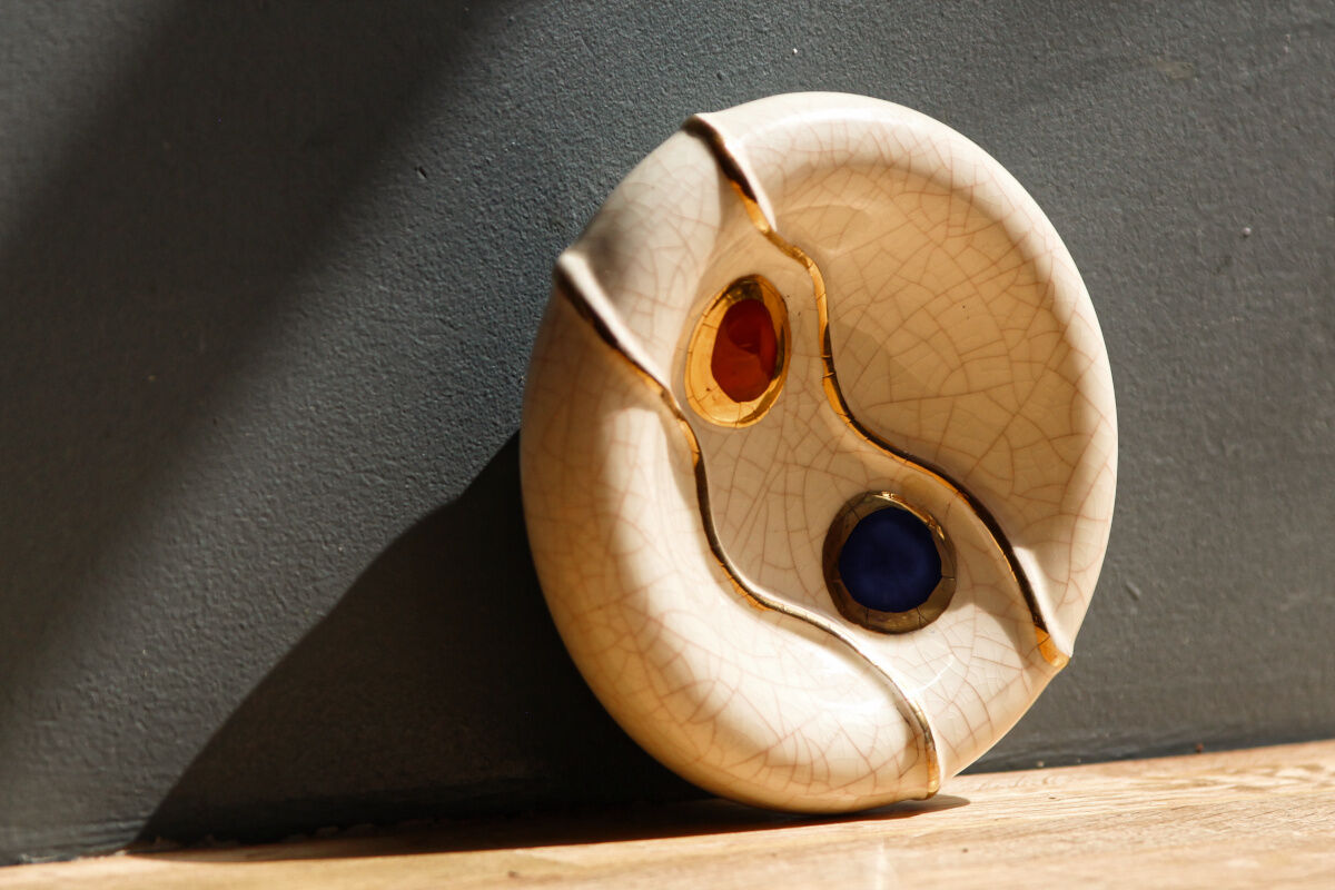 Longwy ashtray