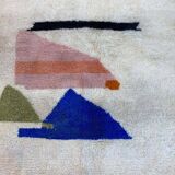 Traditional handmade pure wool Berber rug size 150/250 cm