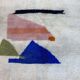 Traditional handmade pure wool Berber rug size 150/250 cm