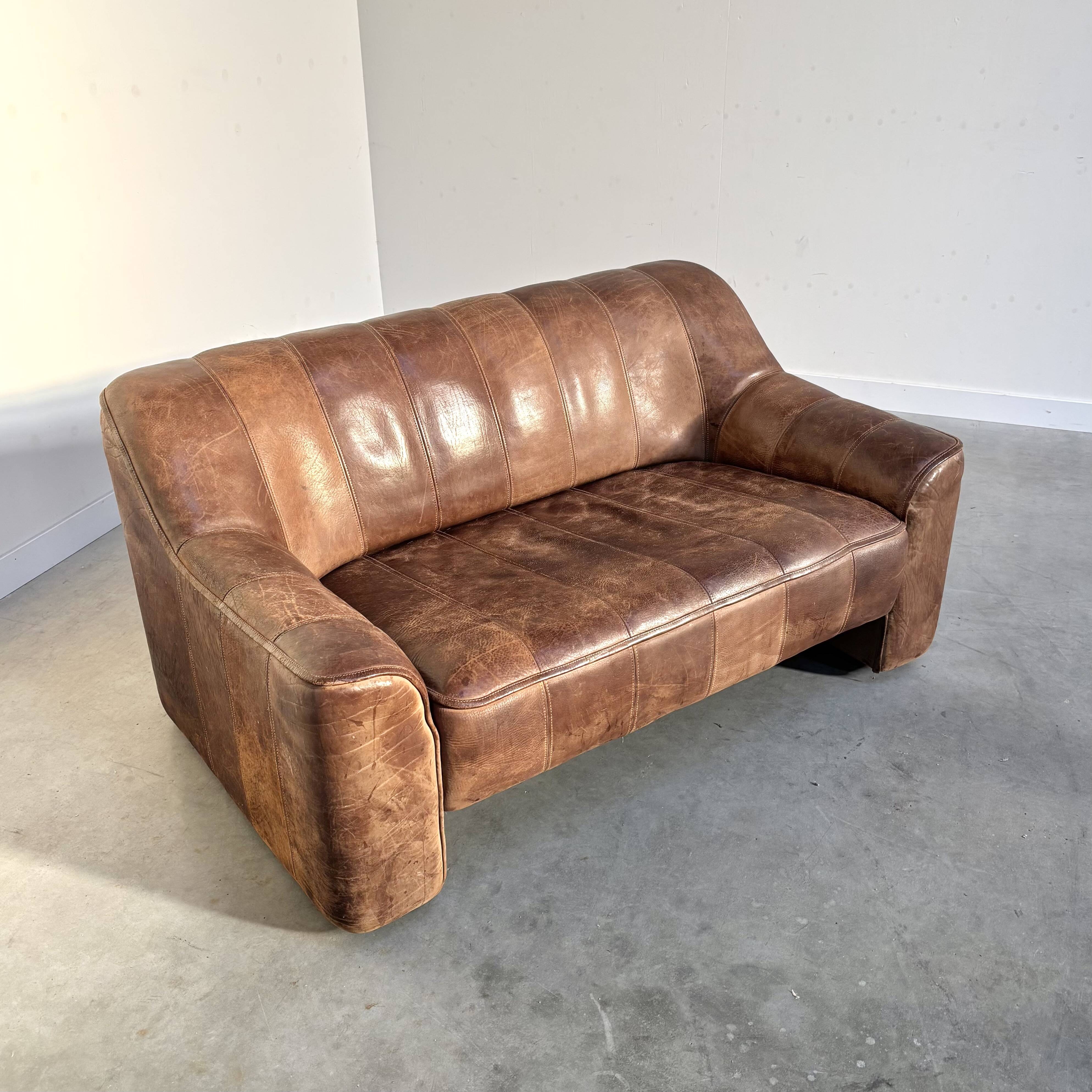De Sede DS44 two seat sofa, 1970s