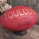 Vintage leather rugby ball Toulouse