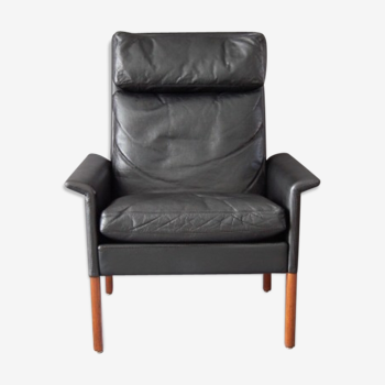 Hans Olsen for CS Møbelfabrik leather chair