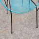 Set de 5 fauteuils en fer et scoubidou des années 50/60