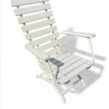 Vintage wood and metal garden furniture. Beautiful quality.