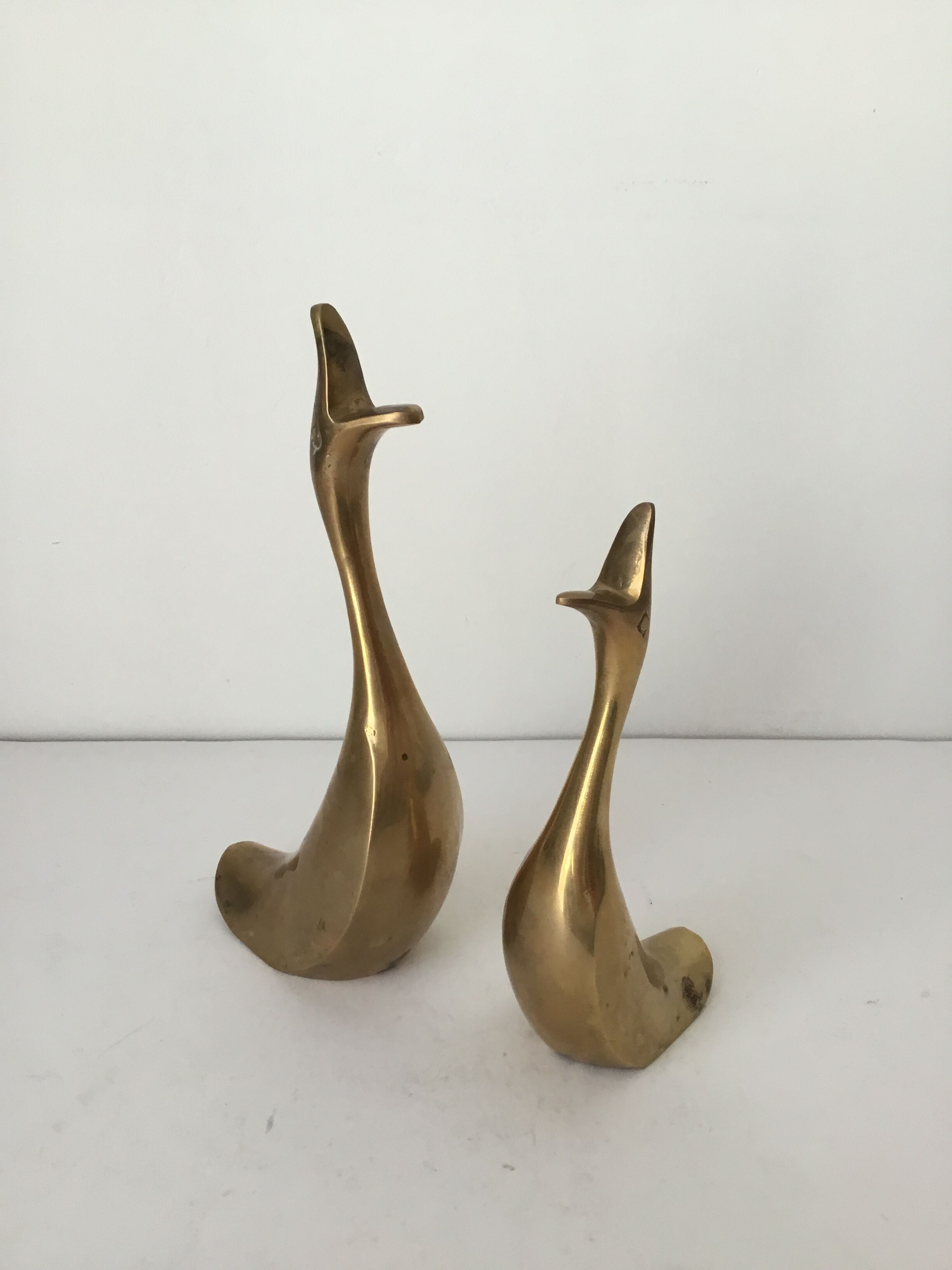 Couple of brass ducks