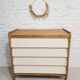 Vintage nude chest of drawers