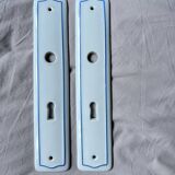 Limoge porcelain cleanliness plate (pair)
