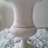 Lampe a poser en albâtre vintage