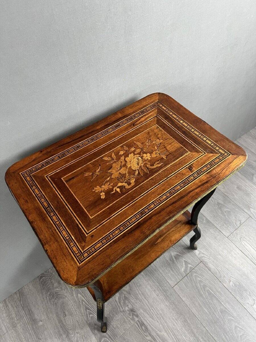 19th Century Napoleon III Style Jewelry Side Table