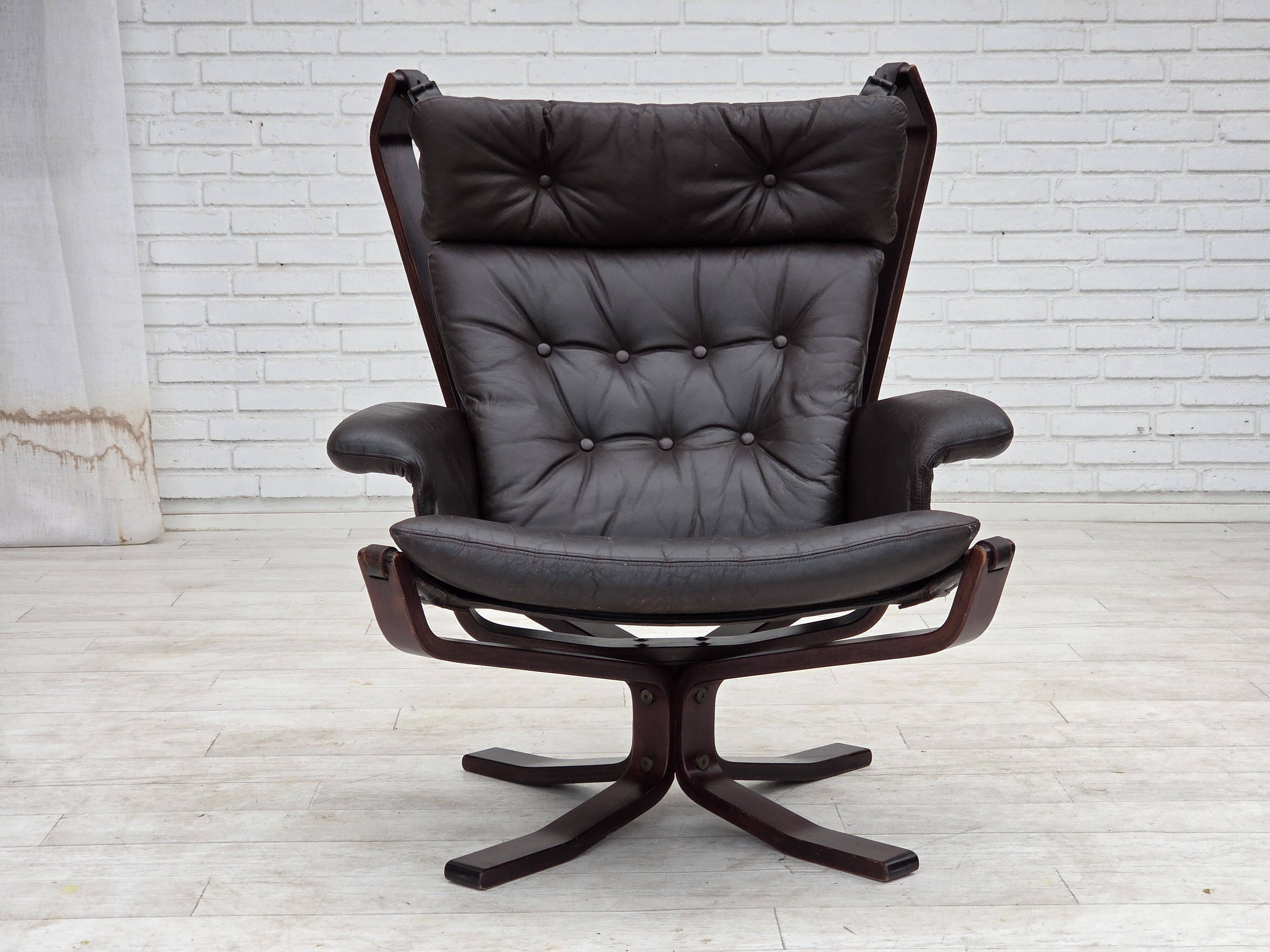 1970s, Norwegian chair by Sigurd Ressel, model "Falcon".
