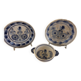 Quimper plates and bowl