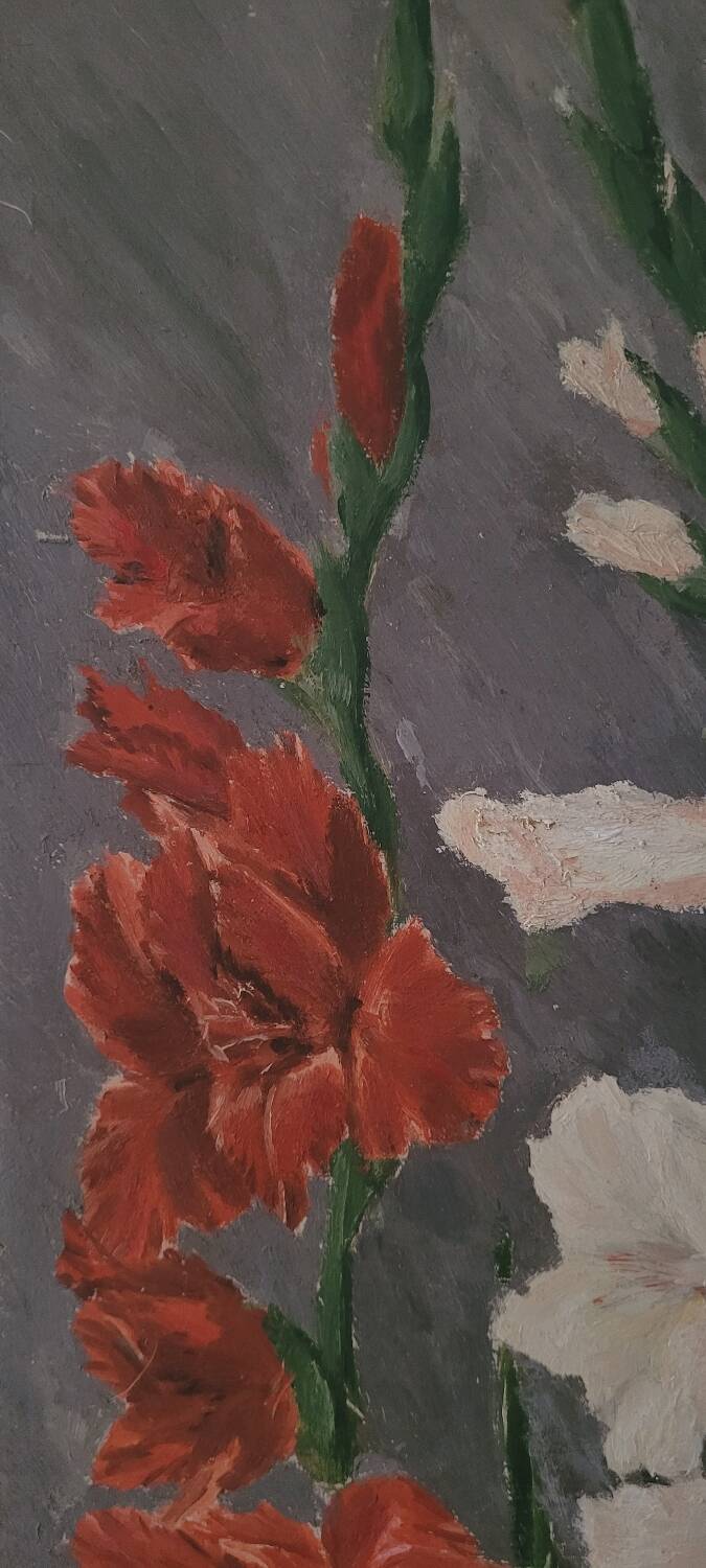 Huile : Les glaïeuls
